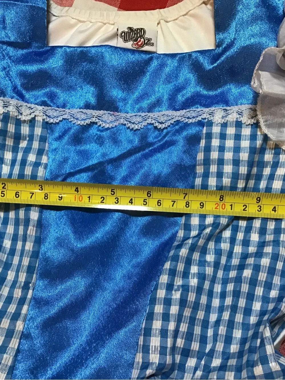 Wizard of oz Dorothy tween halloween costume dress size 6/8